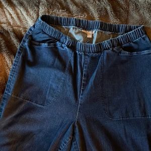 20 Tall womanwithin Jeans with stretch.